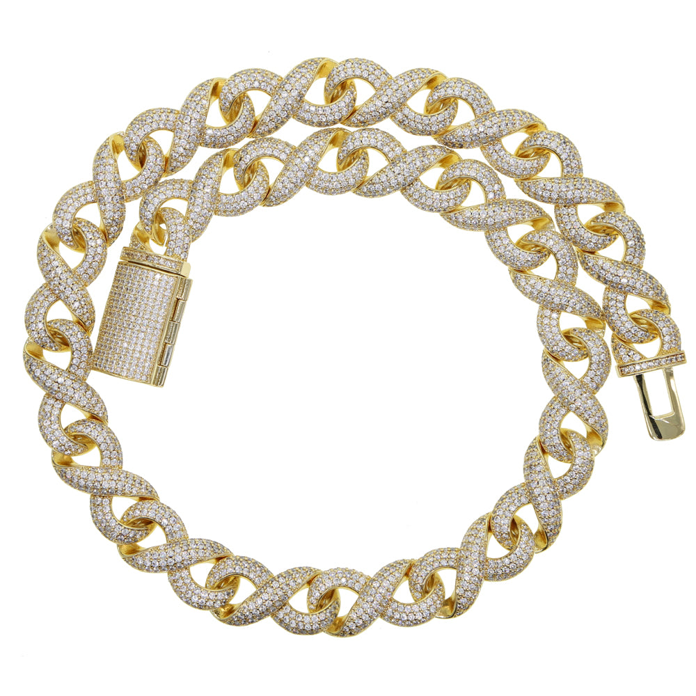 Moissanite Iced Out Cuban Link Chain
