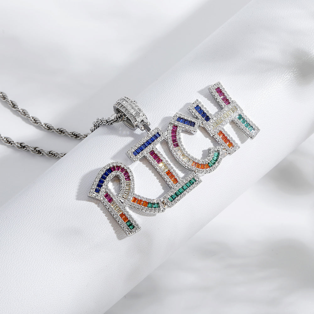 Moissanite Custom name necklace