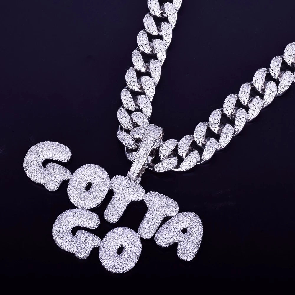 Moissanite Custom name necklace