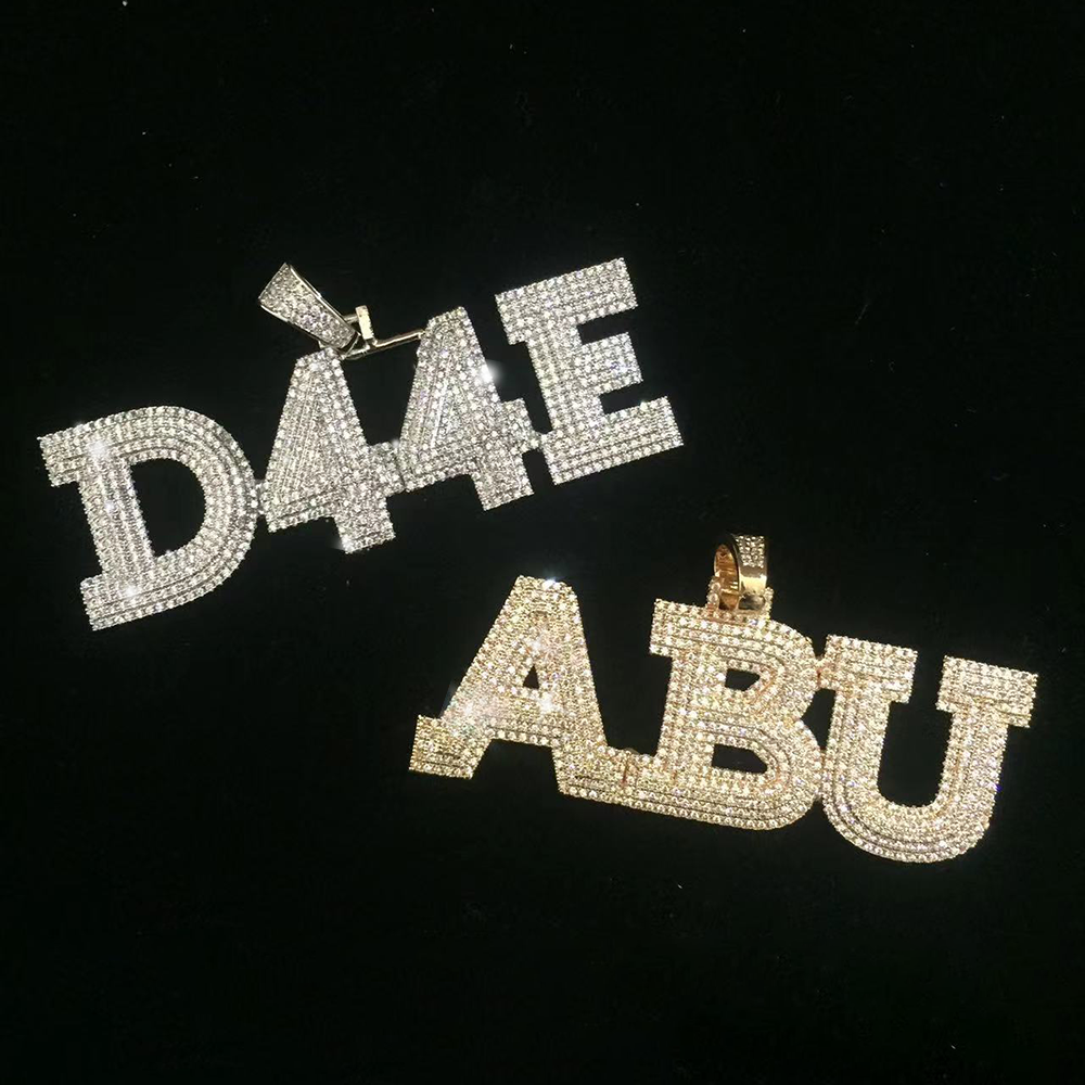 Moissanite Iced Out Custom name necklace