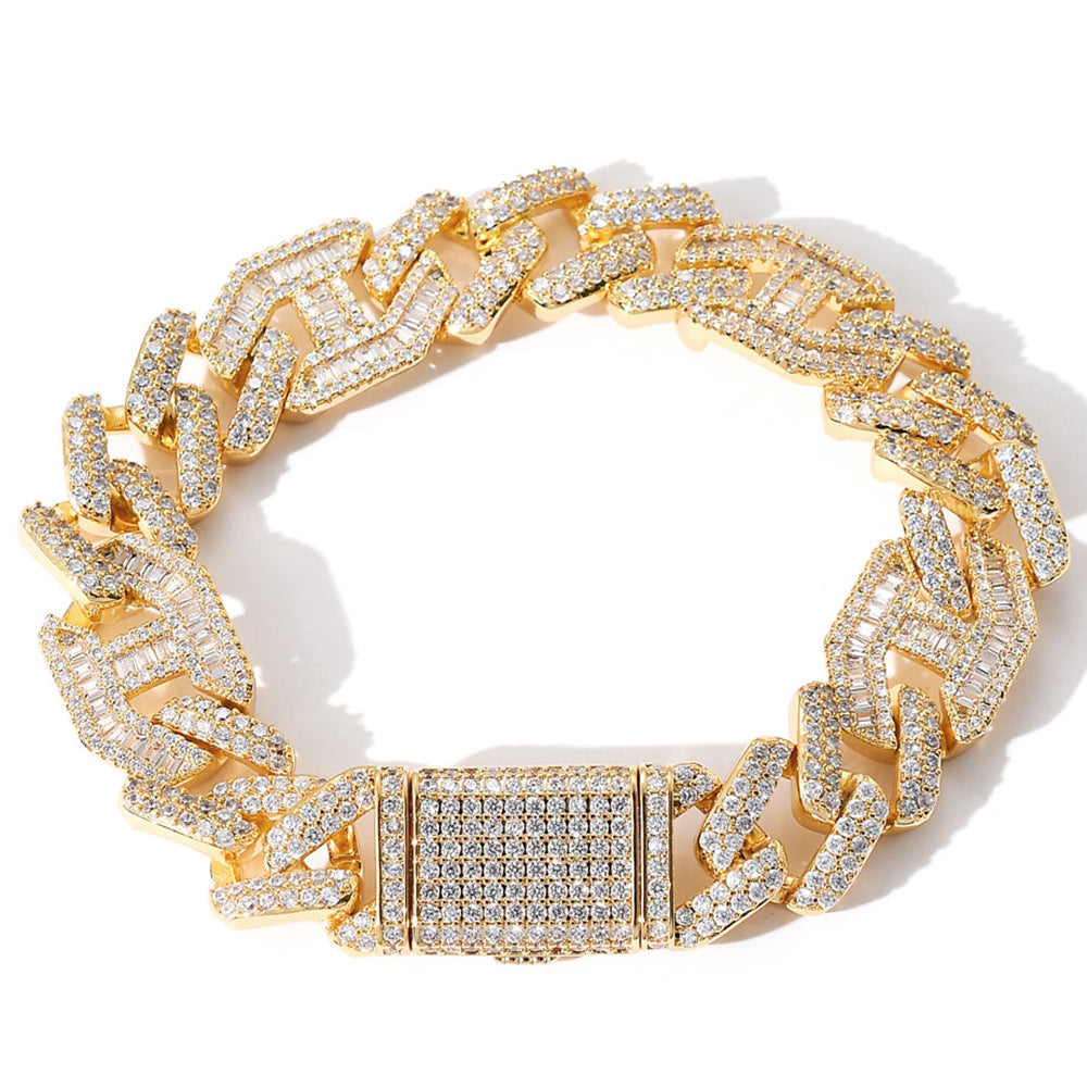 Moissanite Iced Out Cuban Link Chain