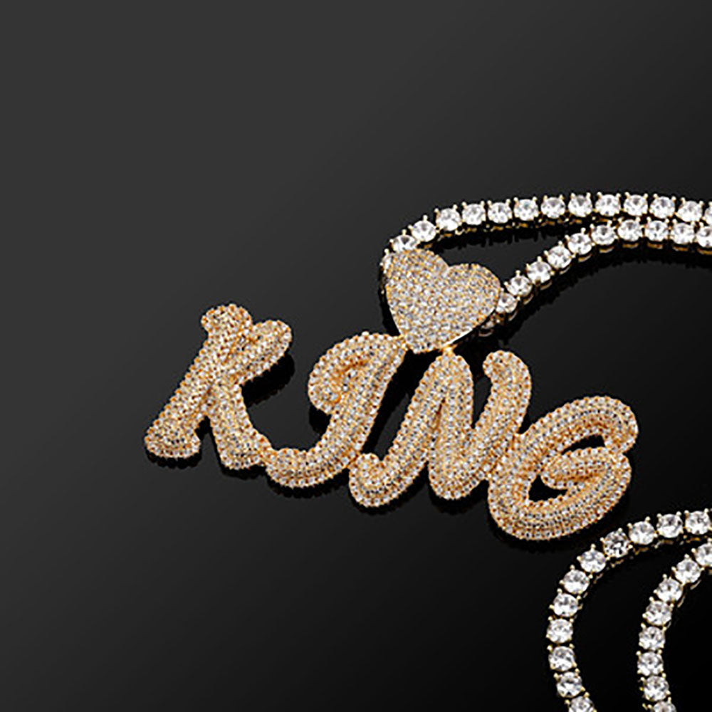 Moissanite Iced Out Custom name necklace
