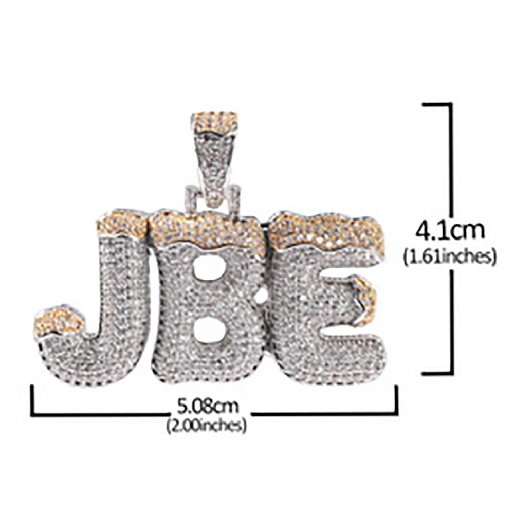 Moissanite Custom name necklace