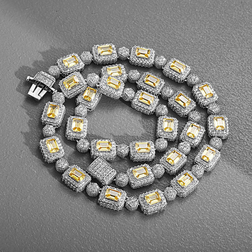 Moissanite Iced out 10mm Tennis Chain