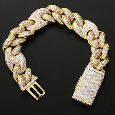 Moissanite Iced Out Cuban Link Chain