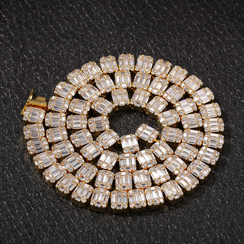 Moissanite Iced Out Tennis Chain