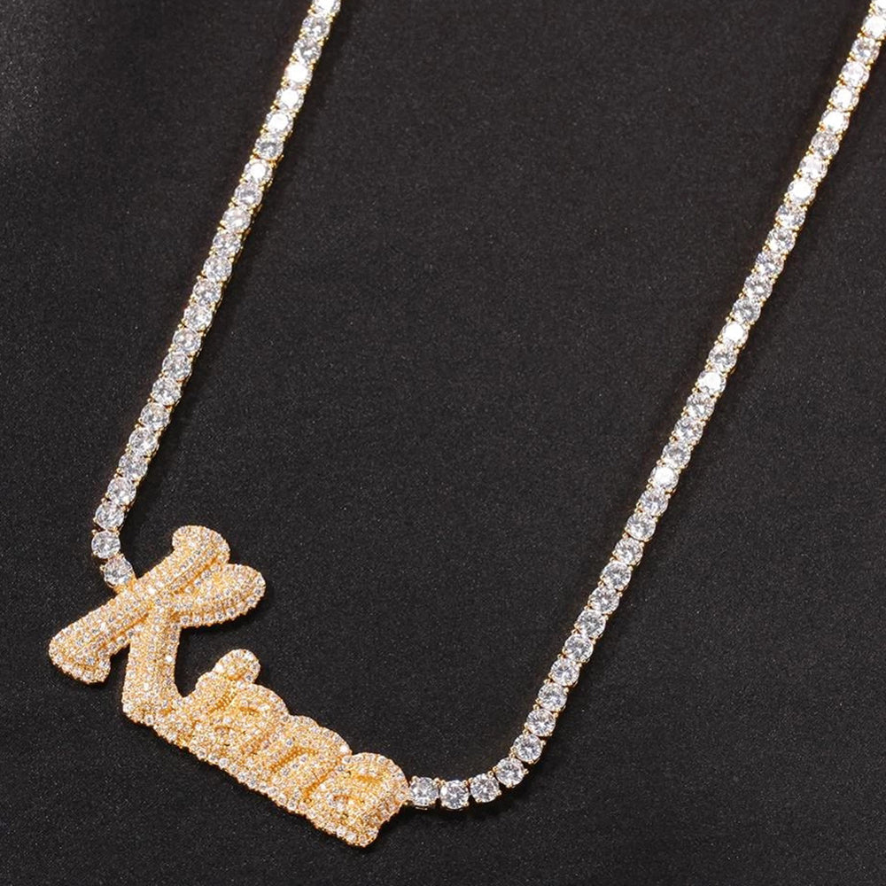 Moissanite Iced Out Custom name necklace