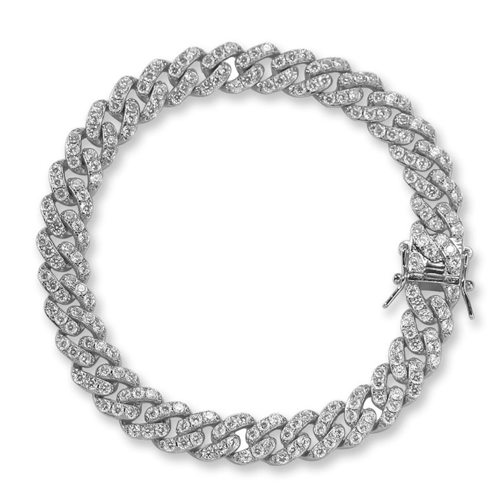 Moissanite 10mm Iced Out Cuban Link Chain