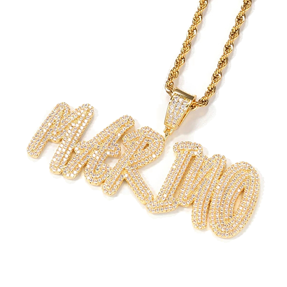 Moissanite Iced Out Custom name necklace