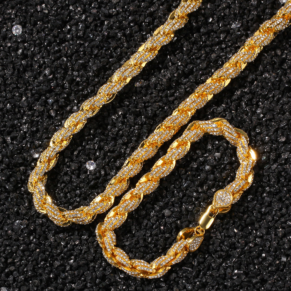 Moissanite Iced Out Cuban Link Chain