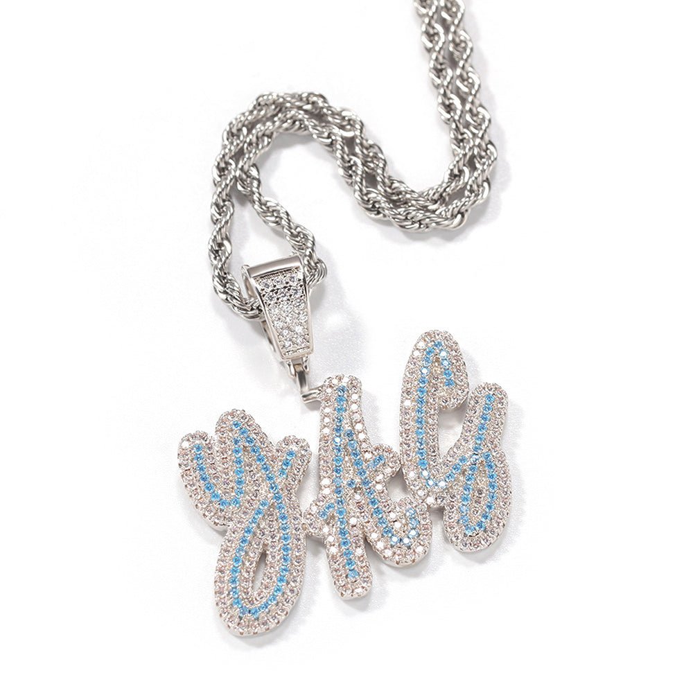 Moissanite Custom name necklace