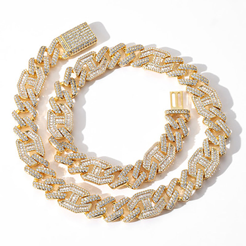 Moissanite Iced Out Cuban Link Chain