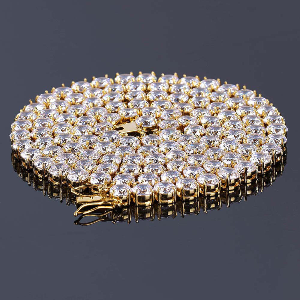 Moissanite Iced out tennis chain