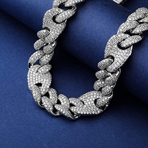 Moissanite Iced Out Cuban Link Chain