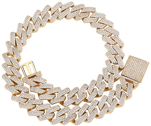 Moissanite Iced Out Cuban Link Chain