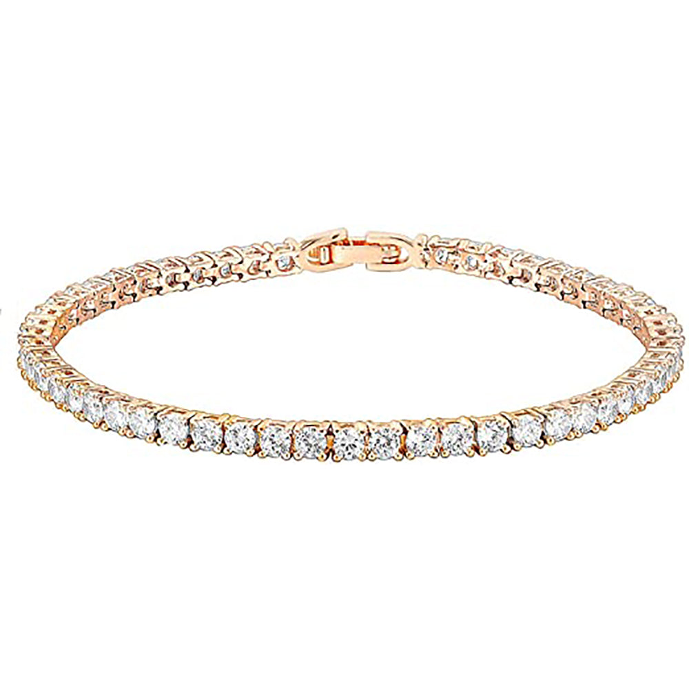 Moissanite Iced out 4mm Tennis Bracelet Size 6.5-7.5 Inch
