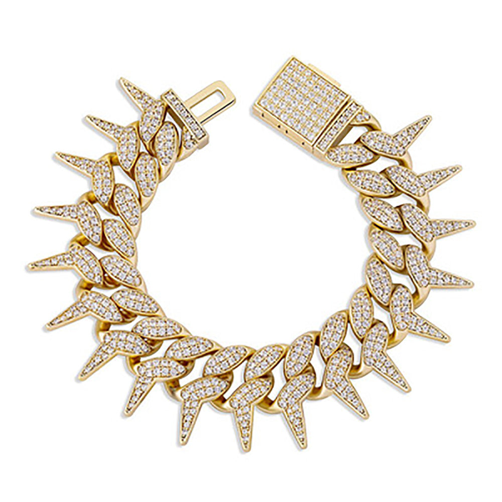 Moissanite Iced Out Cuban Link Chain For Men