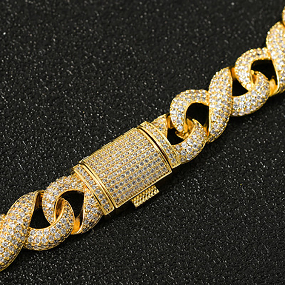 Moissanite Iced Out Cuban Link Chain