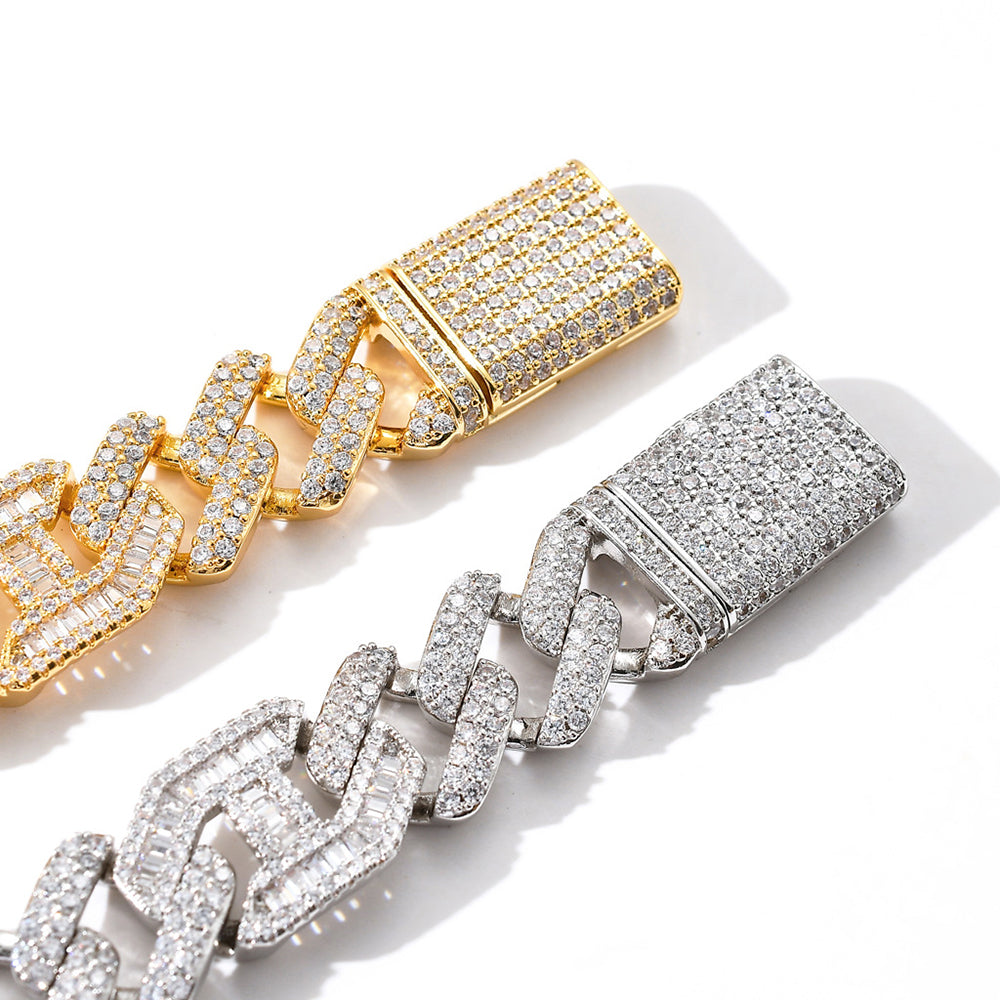 Moissanite Iced Out Cuban Link Chain