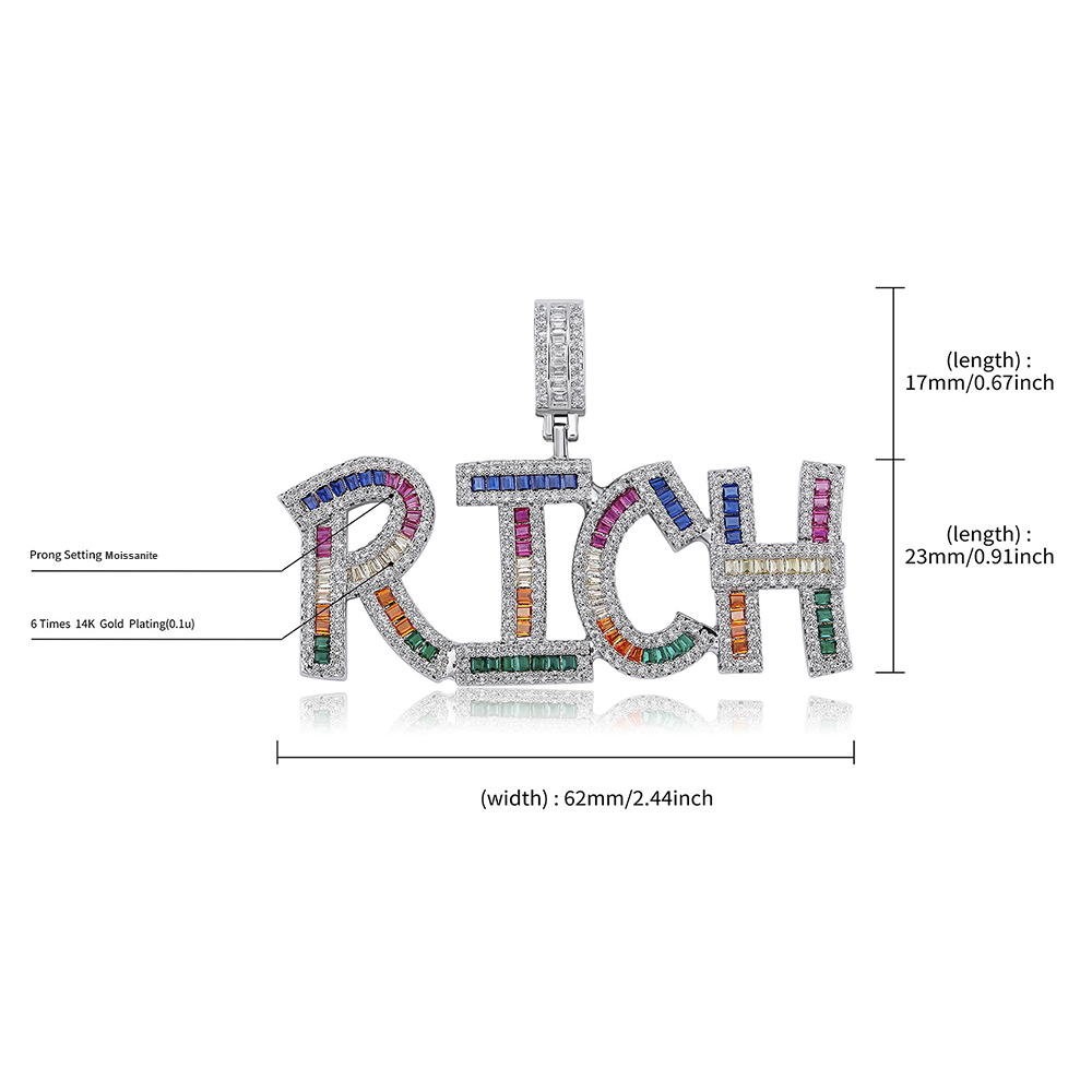 Moissanite Custom name necklace