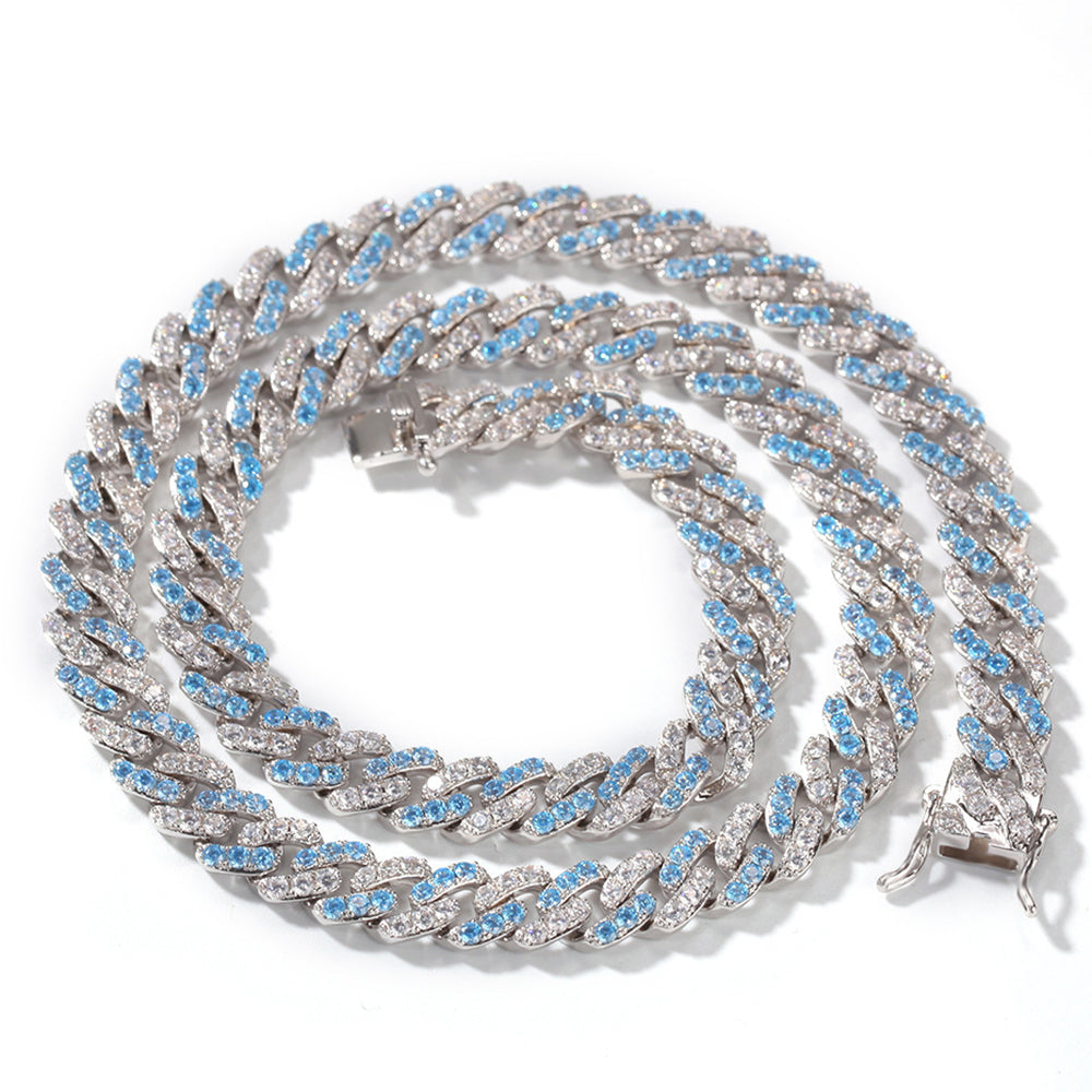 Moissanite 10mm Iced Out Cuban Link Chain