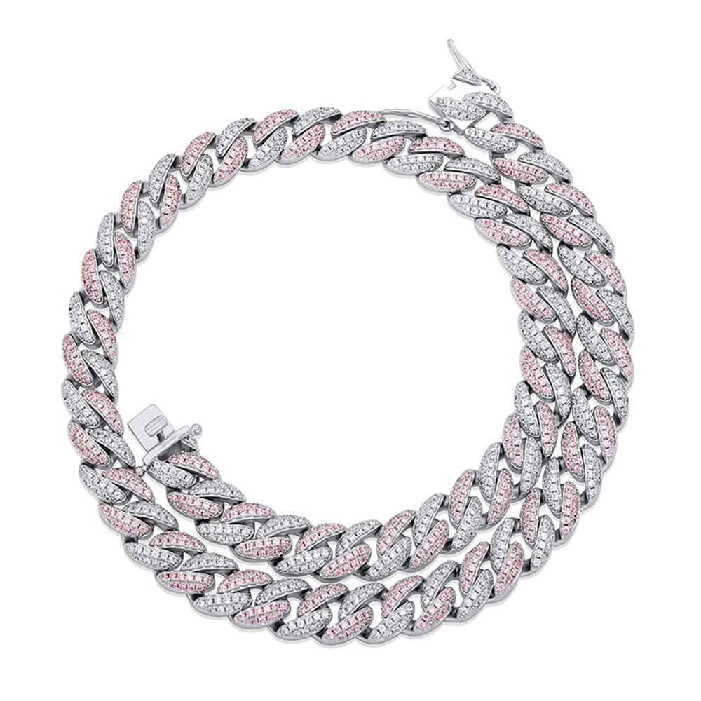 Moissanite 9mm Iced Out Cuban Link Chain