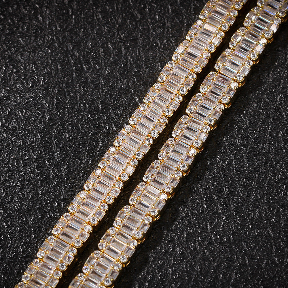Moissanite Iced Out Tennis Chain