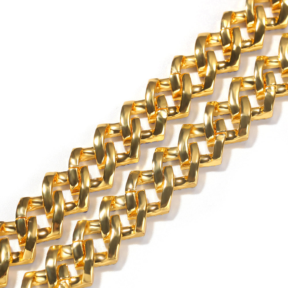 Moissanite Iced Out Cuban Link Chain