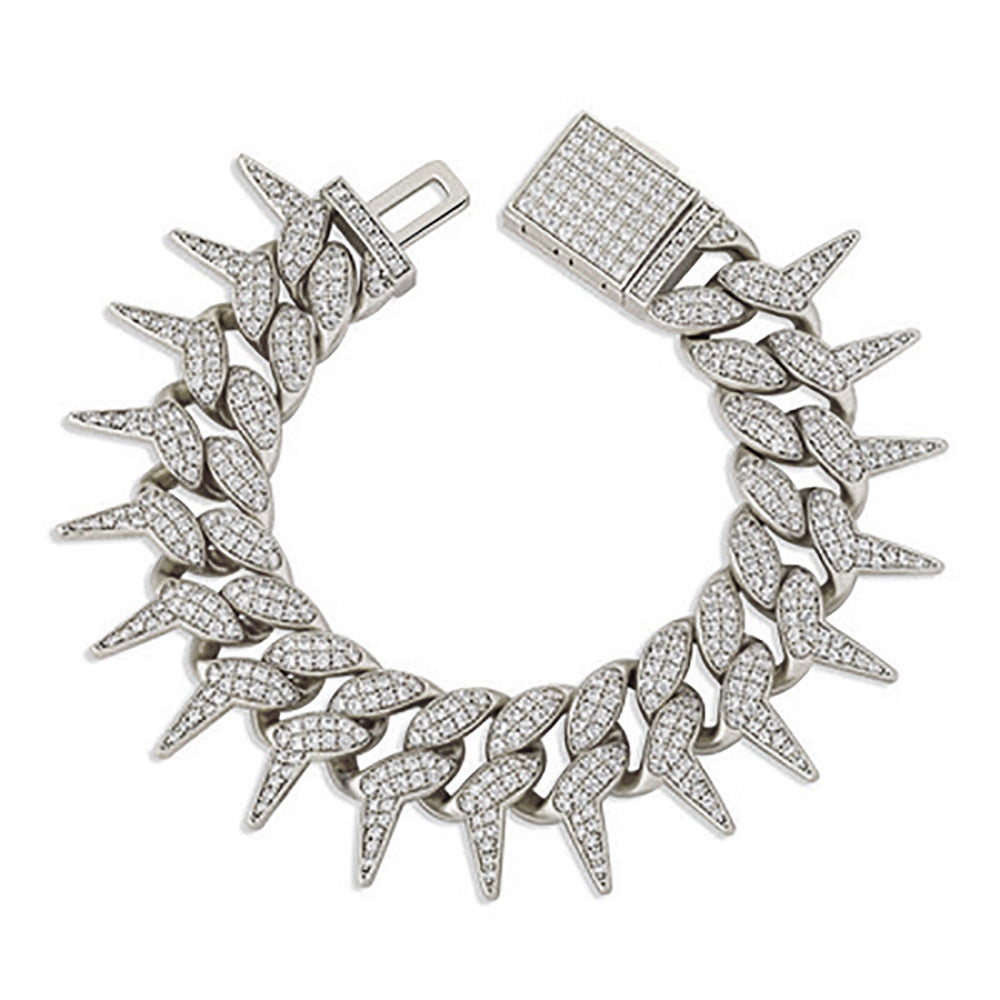 Moissanite Iced Out Cuban Link Chain For Men