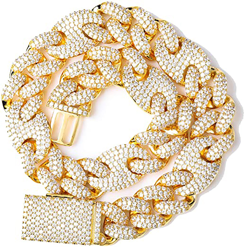Moissanite Iced Out Cuban Link Chain