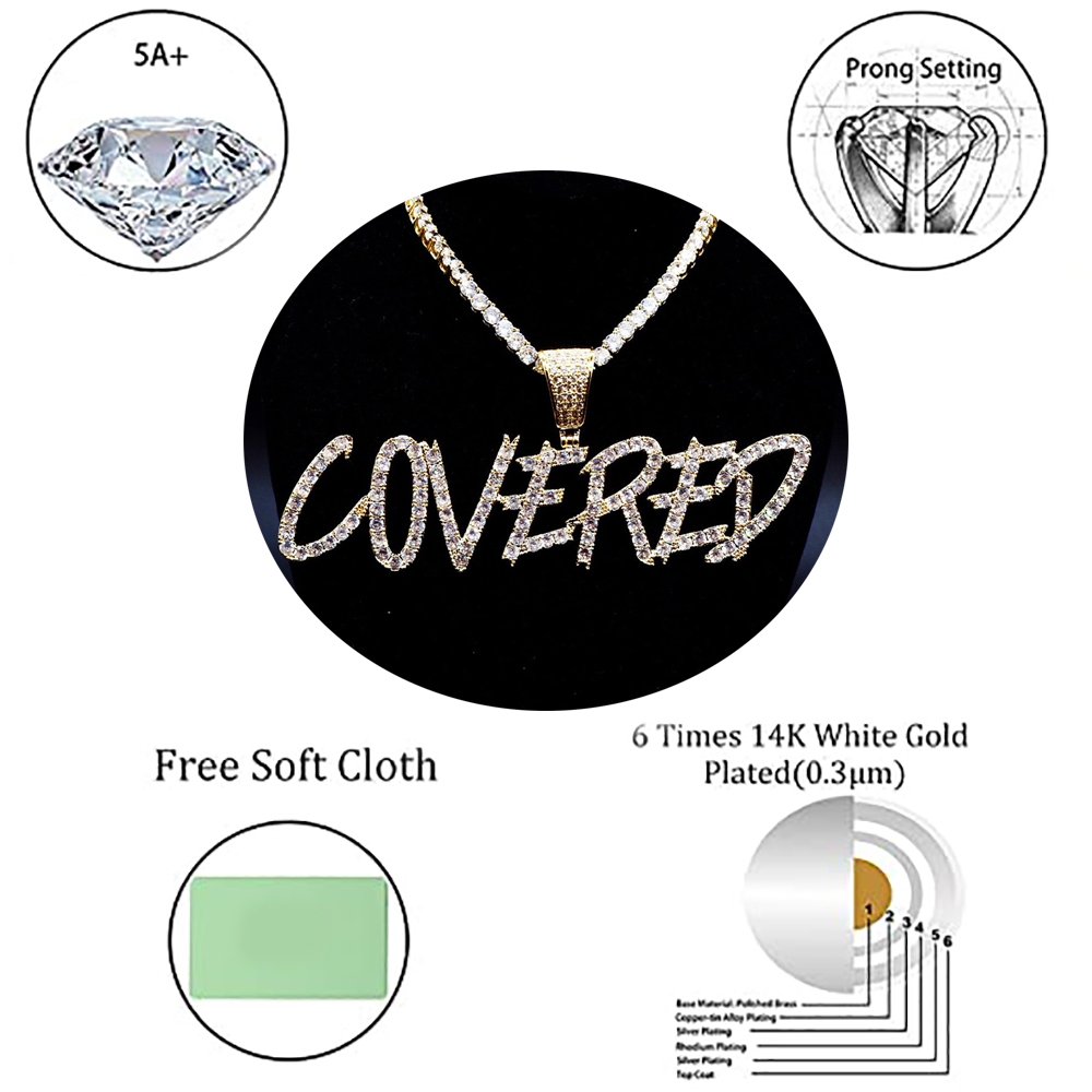 Moissanite Iced Out Custom name necklace