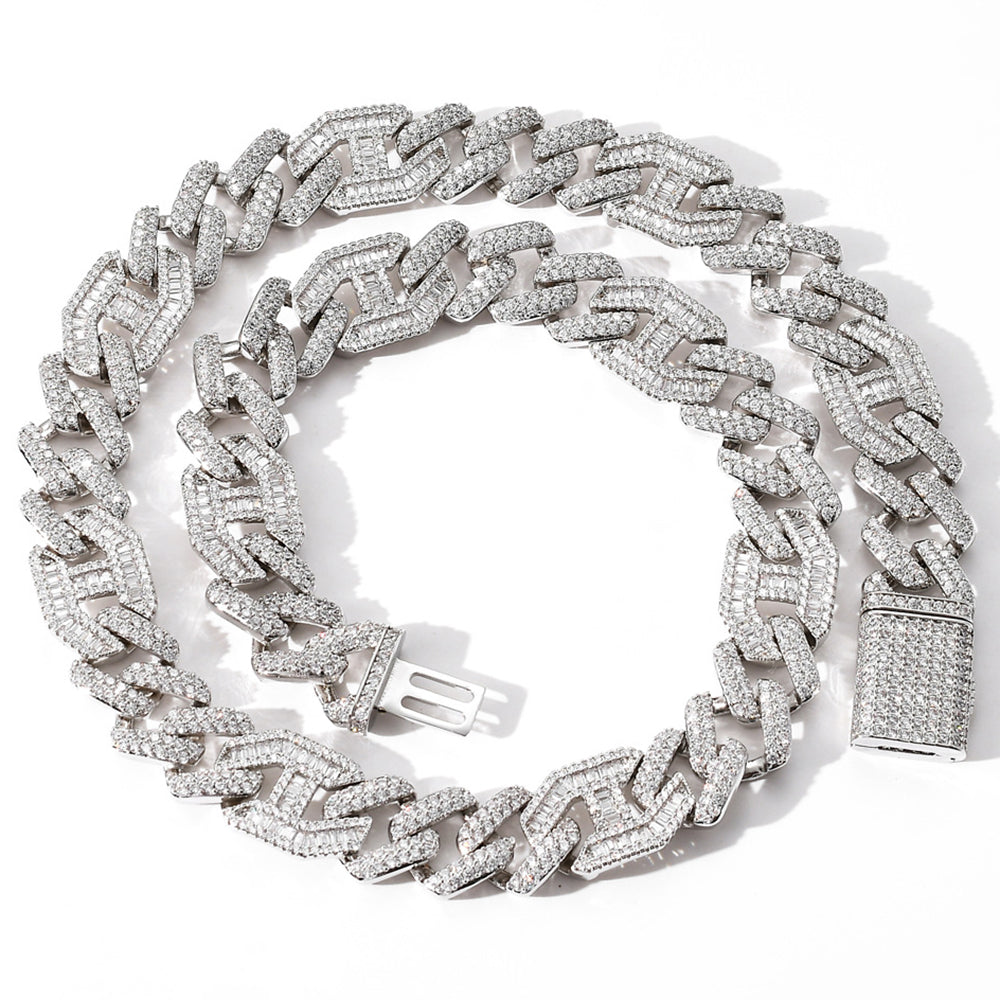 Moissanite Iced Out Cuban Link Chain