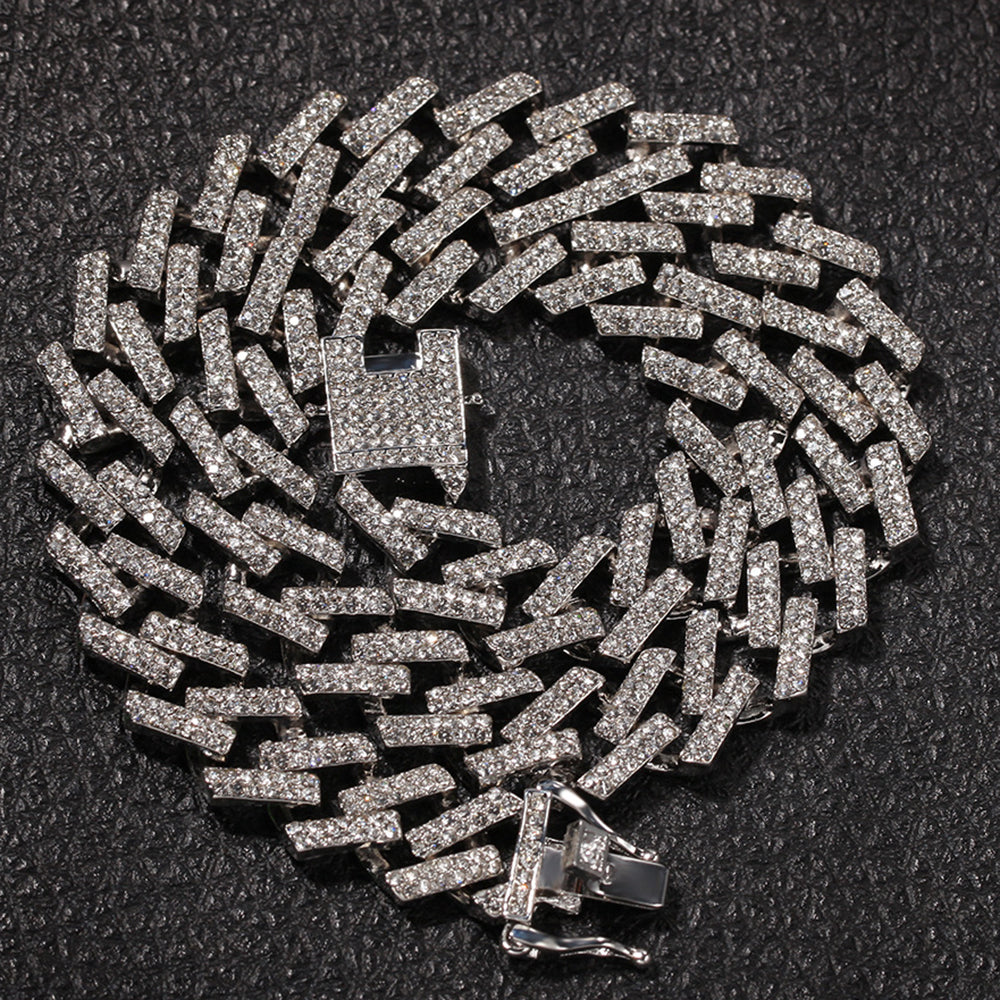 Moissanite Iced Out Cuban Link Chain