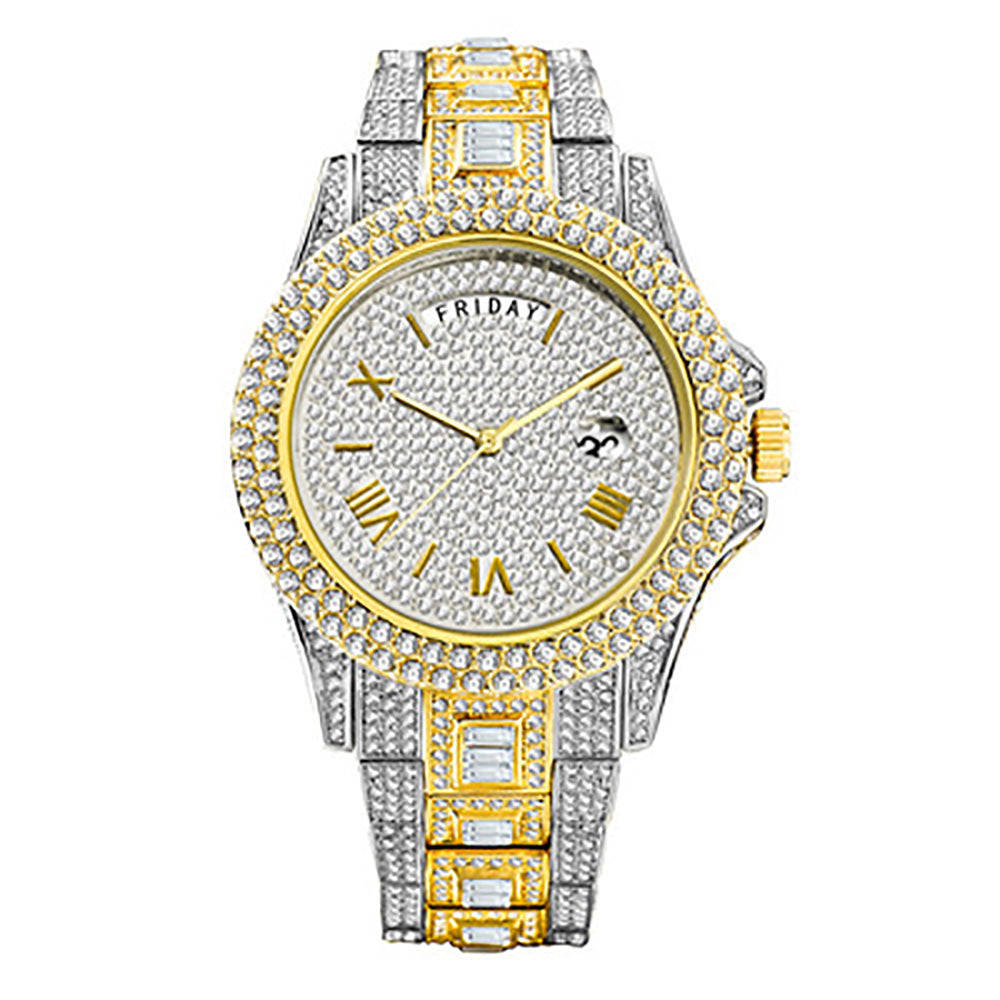 Moissanite Iced out watch
