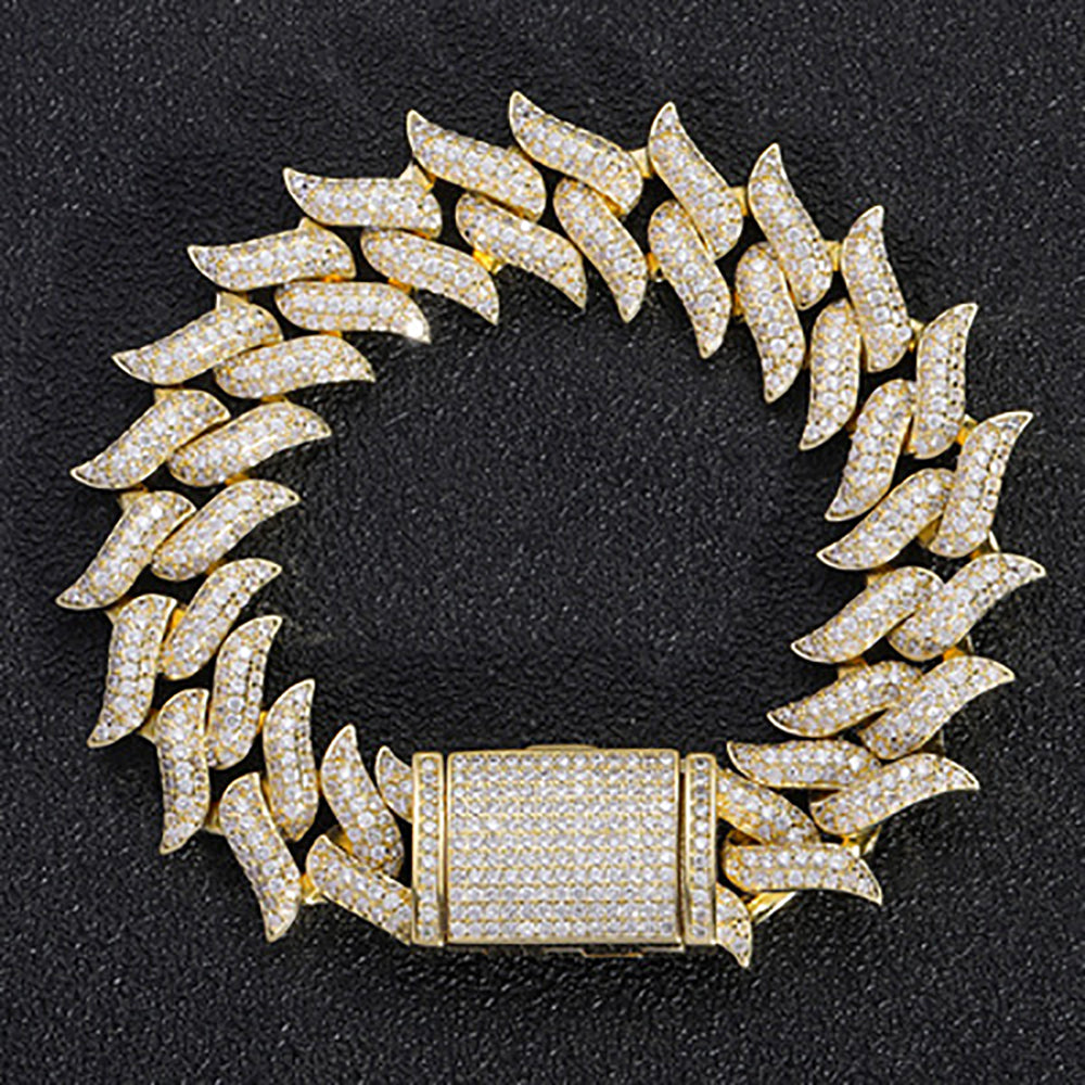 Moissanite Iced Out Cuban Link Chain