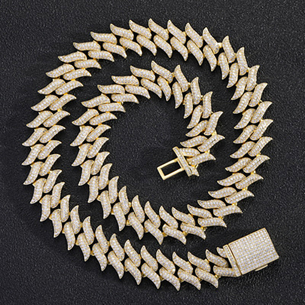 Moissanite Iced Out Cuban Link Chain