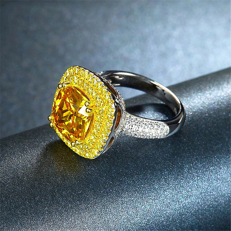Citrine Engagement Ring For Women