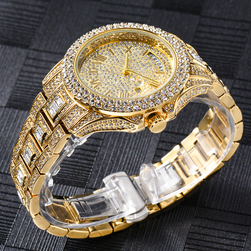 Moissanite Iced out watch