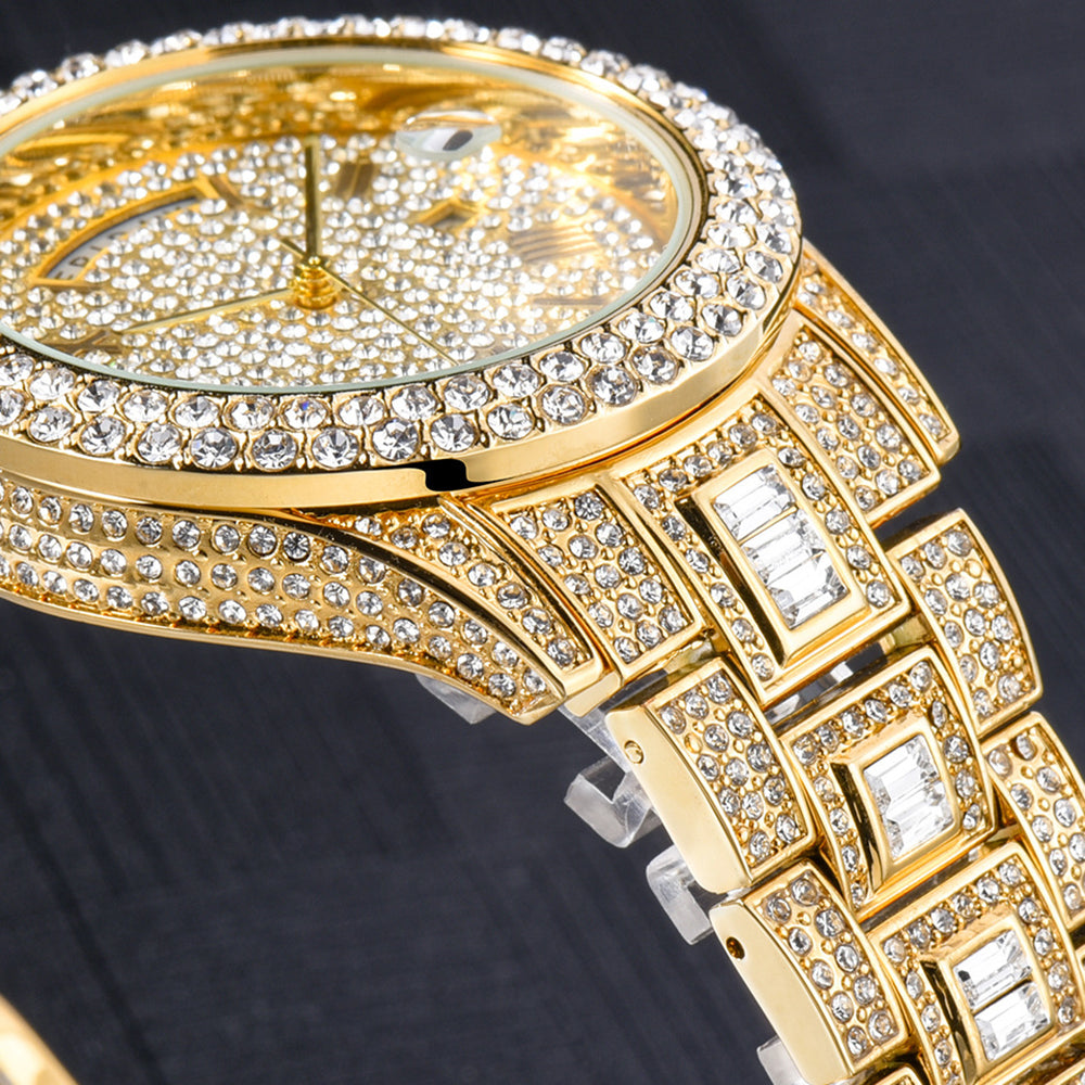 Moissanite Iced out watch