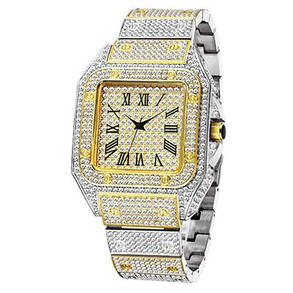 Moissanite Iced out watch