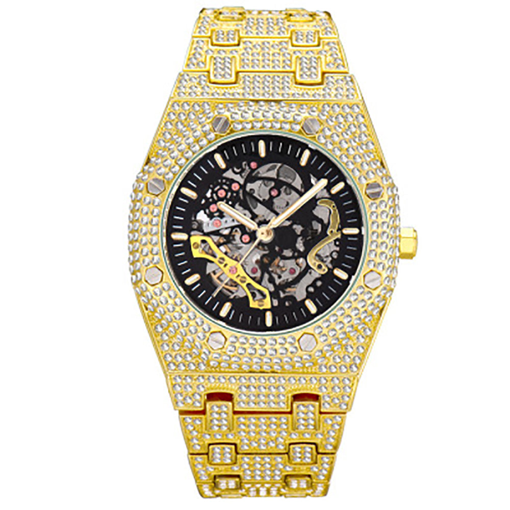 Moissanite Iced out watch