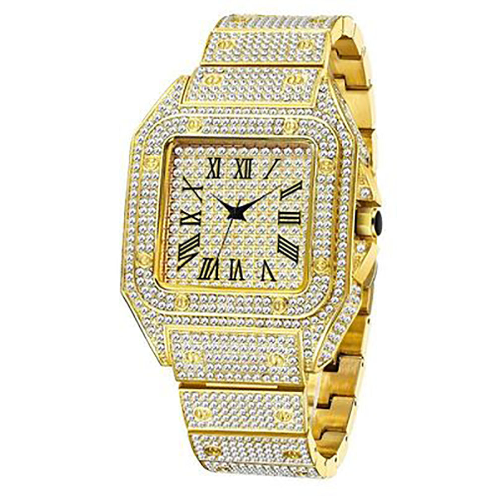 Moissanite Iced out watch