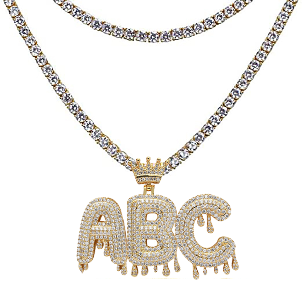 Moissanite Custom name necklace