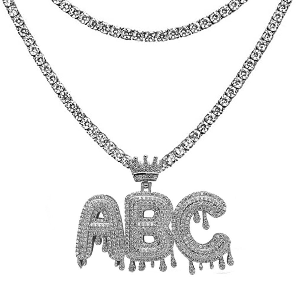 Moissanite Custom name necklace
