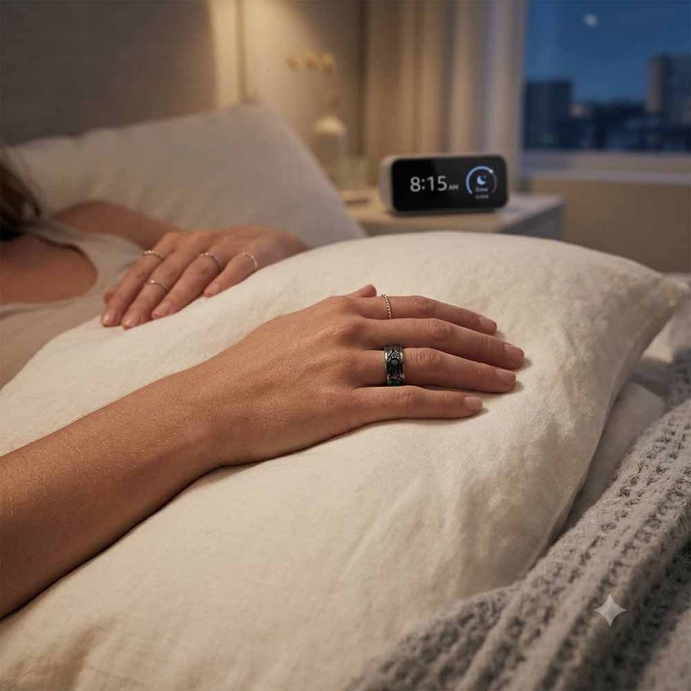 Smart Ring Health & Sleep Tracker | IP68 Waterproof