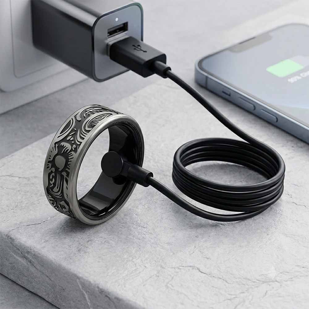 Smart Ring Health & Sleep Tracker | IP68 Waterproof