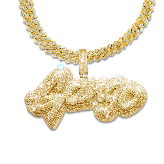 Moissanite Custom name chain