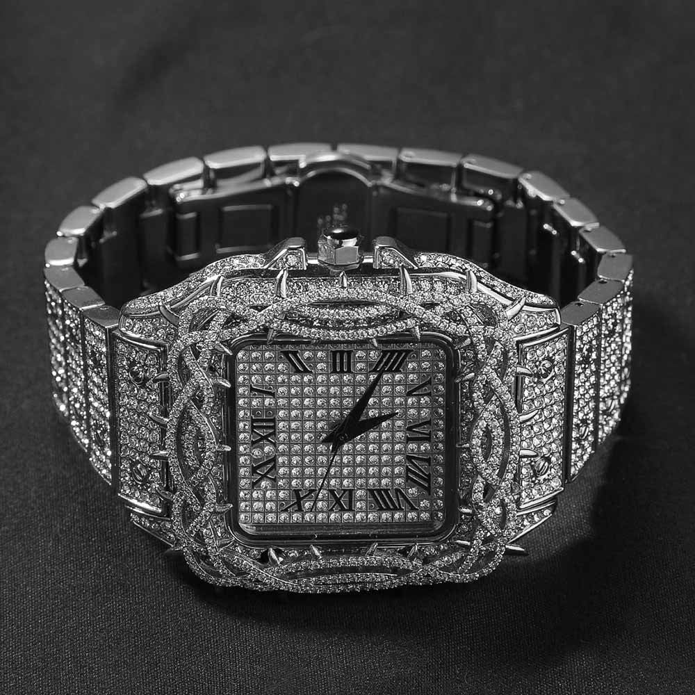 Moissanite Thorn Iced out watch