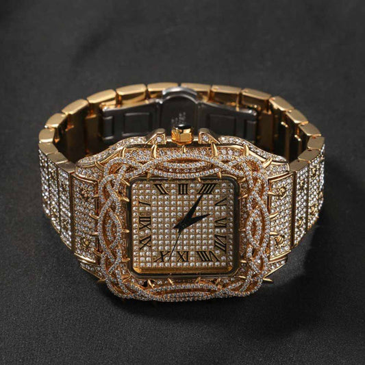 Moissanite Thorn Iced out watch