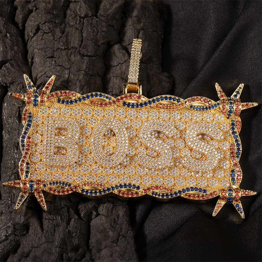 Iced out  Moissanite Custom name chain